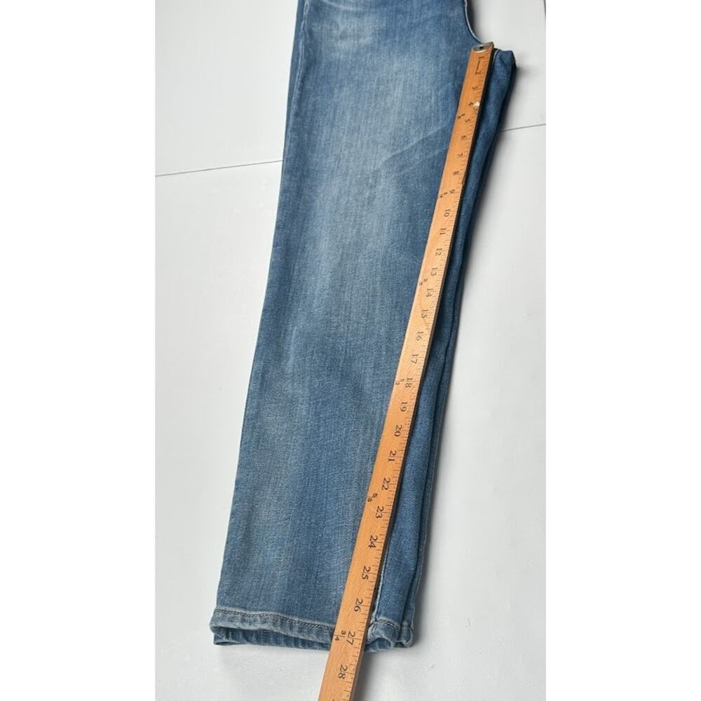 Anthropologie Pilcro Jeans Womens 32 Blue Straight Pockets Stretch High Rise - Picture 12 of 13